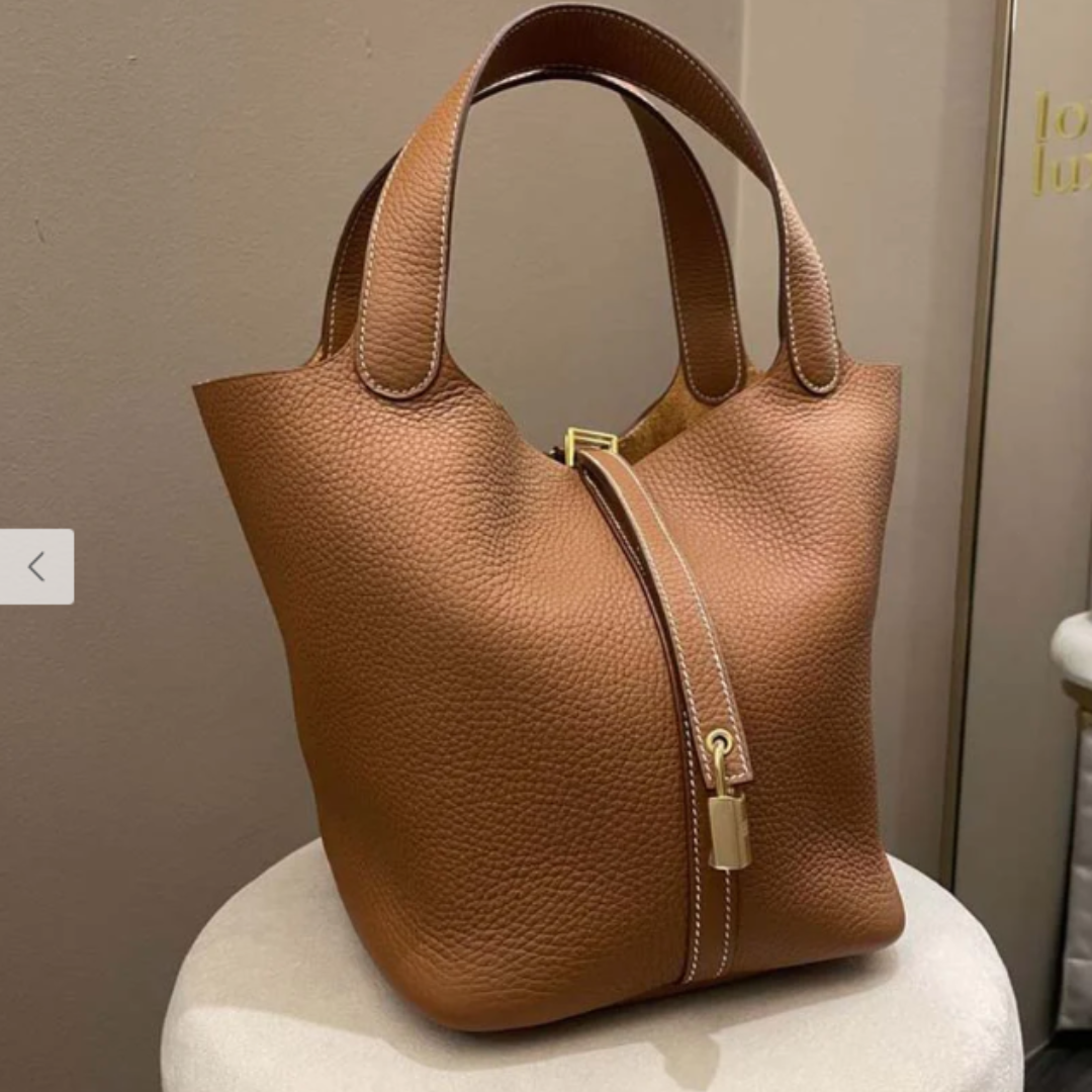 Kim's | Florence Leather Tote Bag | Structured Carryall