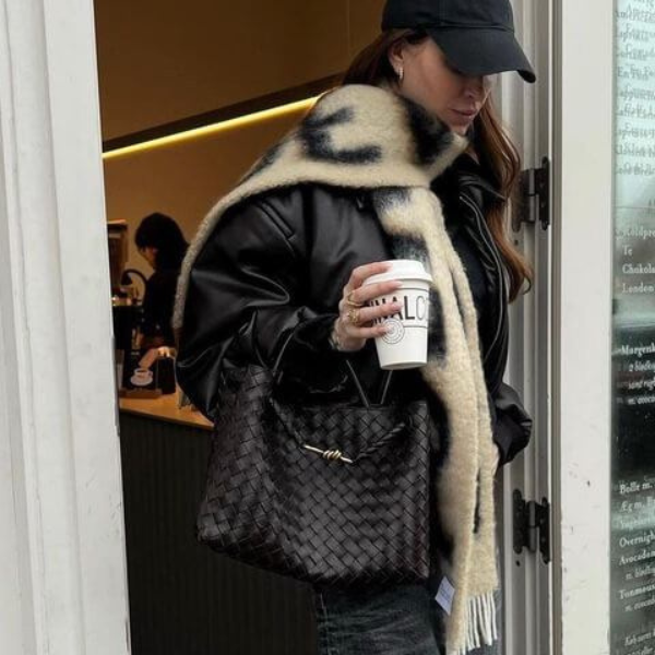 Kim's | Palermo Woven Leather Tote Bag | Structured Everyday Tote