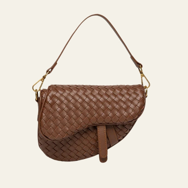 Kim's | Ravello Woven Flap Shoulder Bag | Compact Shoulder Bag