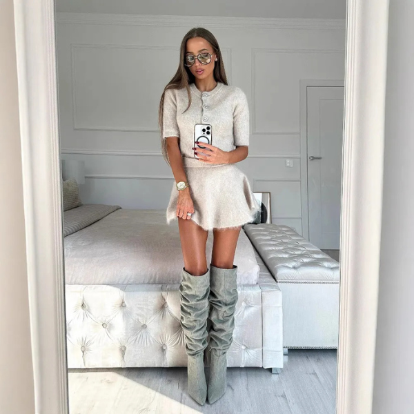 Kim's | Capri Women's Mohair Knit Set