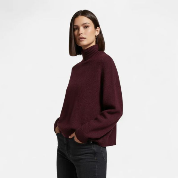 Kim's | Vienna Wool Women's Turtleneck Sweater