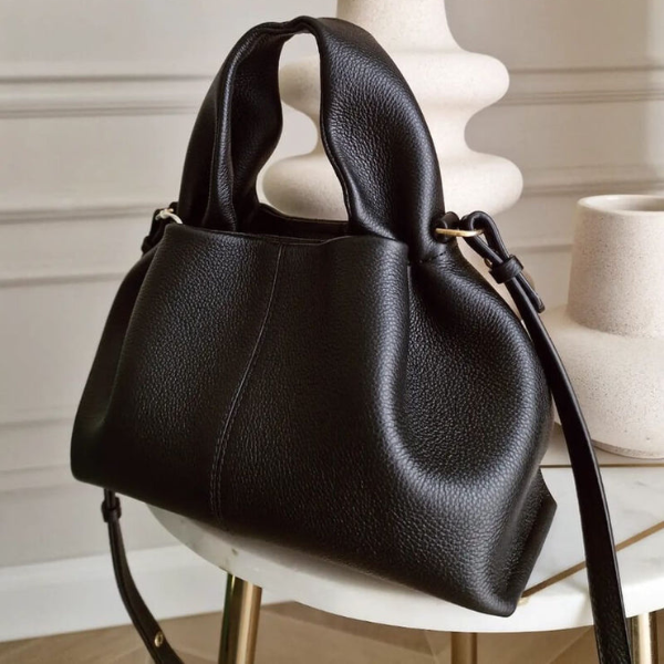 Kim's | Milan Leather Tote Bag | Structured Everyday Tote