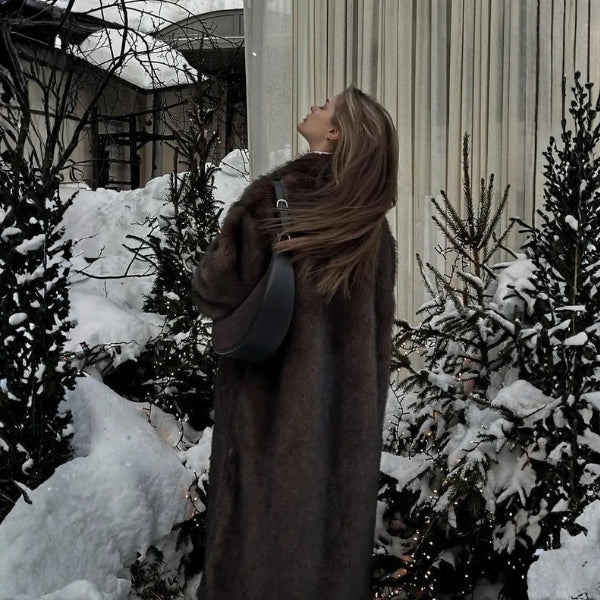 Kim's | Aspen Faux-Fur Longline Coat