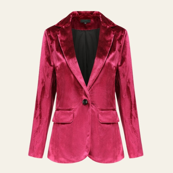 Kim's | Verona Velvet-Touch Blazer