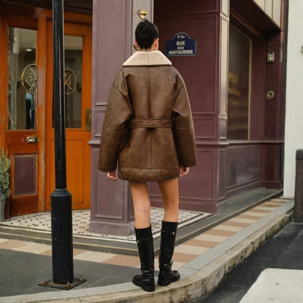 Kim's | Paris Shearling-Collar Jacket