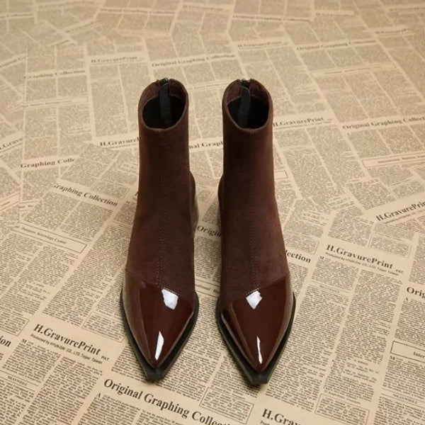 Kim's | Vienna Two-Tone Ankle Boots