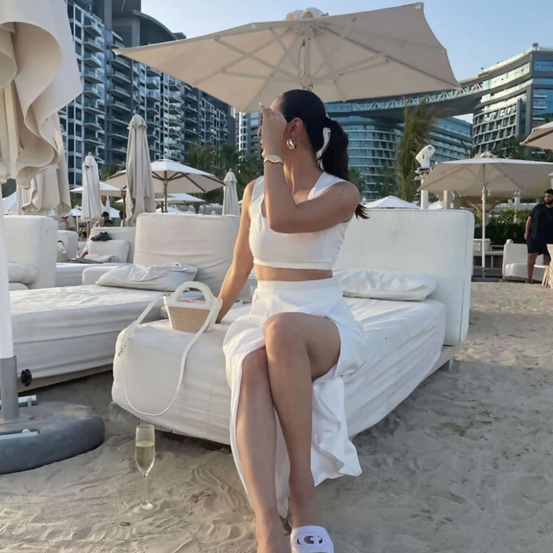 Kim's | Astrid Woven Mini Tote Bag | Compact Carryall