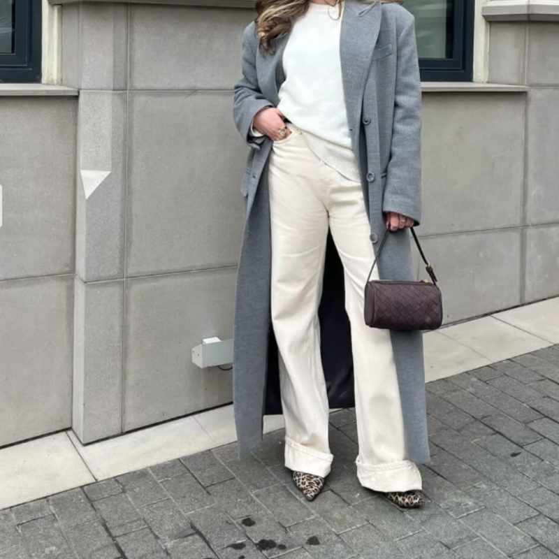 Kim's | Siena Woven Shoulder Bag | Medium Structured Carryall