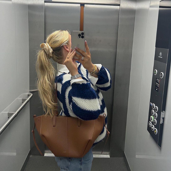 Kim's | Riviera Striped Women's Ribbed Knit Sweater