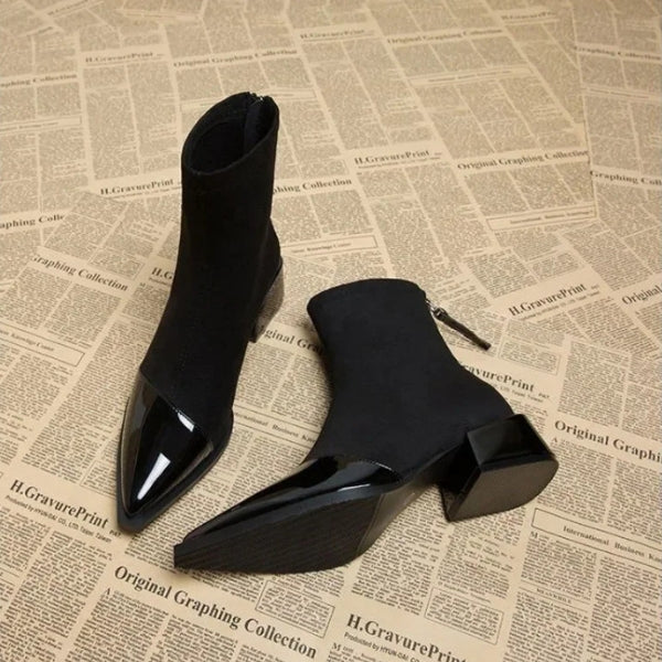 Kim's | Vienna Two-Tone Ankle Boots