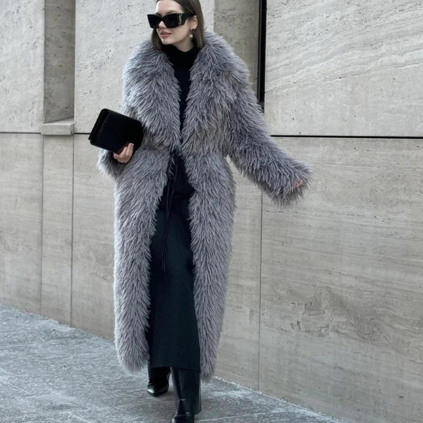 Kim's | Oslo Faux Fur Maxi Coat