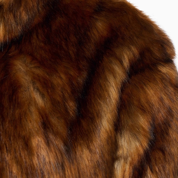 Kim's | Marlowe Longline Belted Faux-Fur Coat