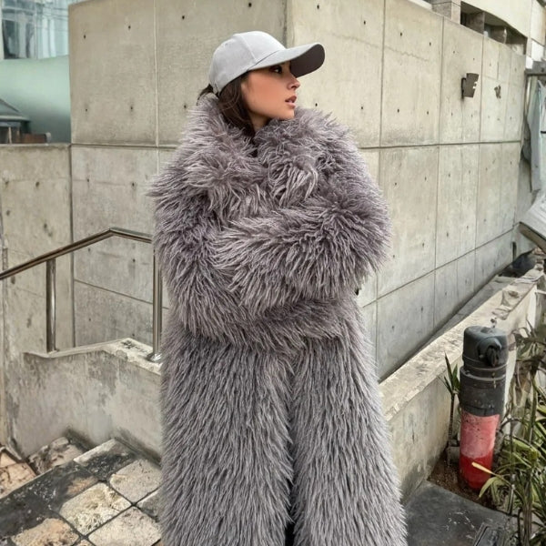 Kim's | Oslo Faux Fur Maxi Coat