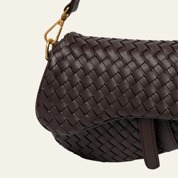 Kim's | Ravello Woven Flap Shoulder Bag | Compact Shoulder Bag