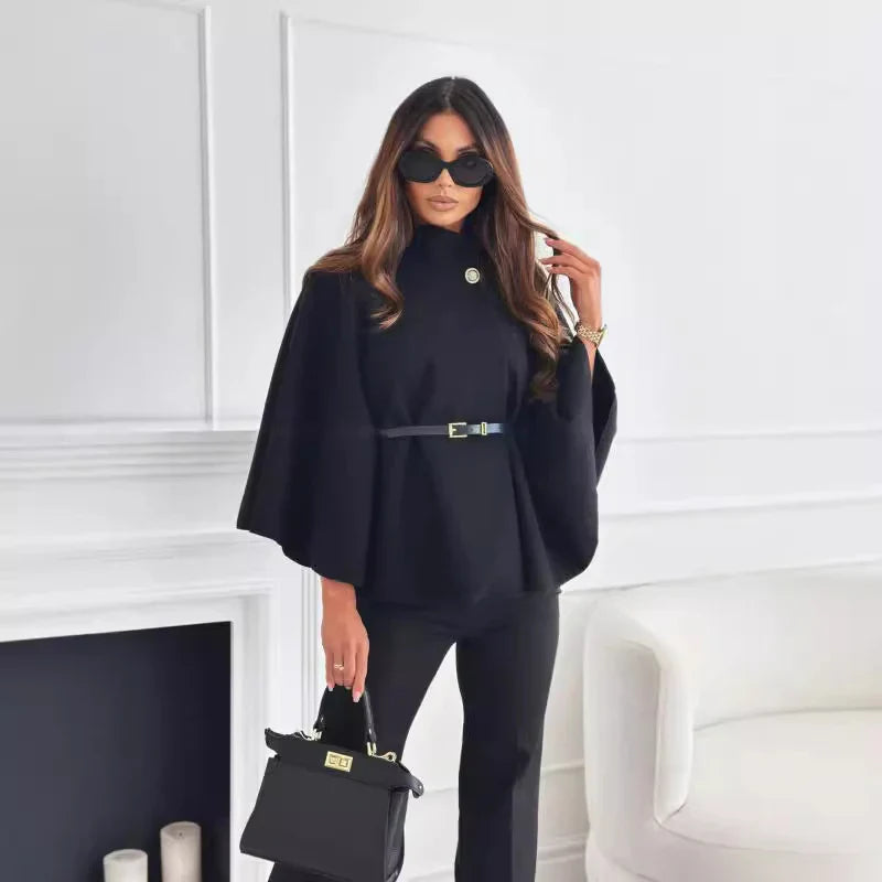 Kim's | Vienna Women’s Belted Cape Coat