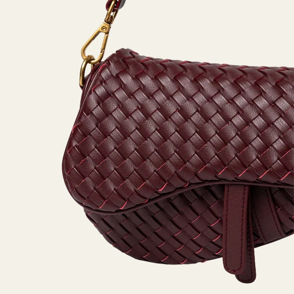 Kim's | Ravello Woven Flap Shoulder Bag | Compact Shoulder Bag