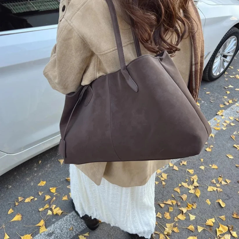 Kim's | Amara Suede Tote Bag | Large Everyday Tote