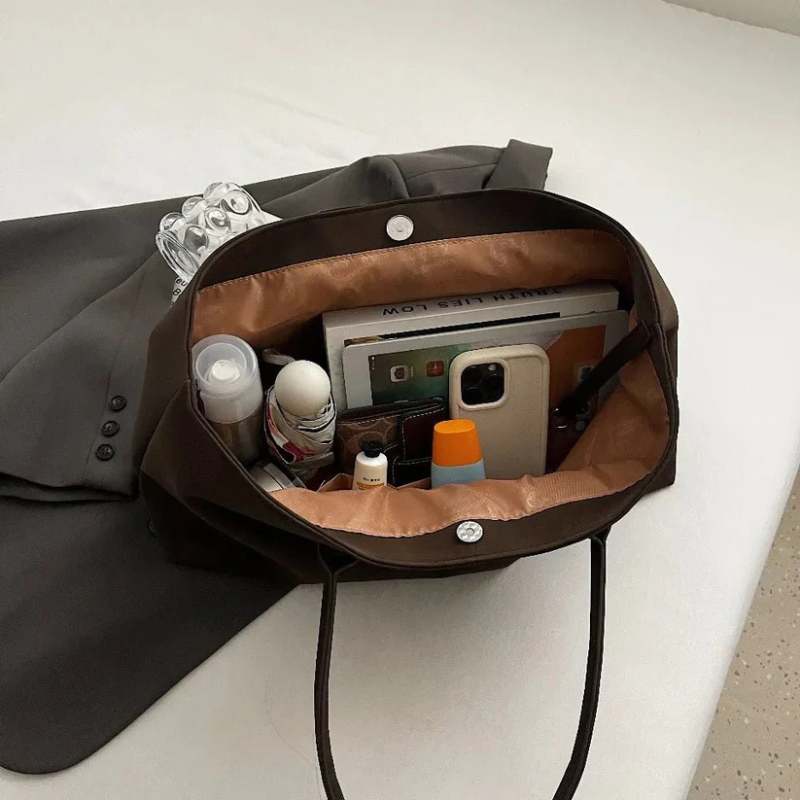 Kim's | Amara Suede Tote Bag | Large Everyday Tote