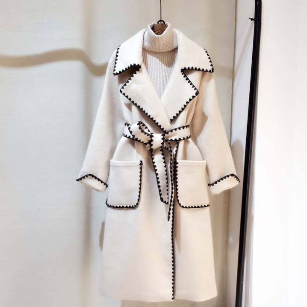 Kim's | Novare Stitched Belted Coat