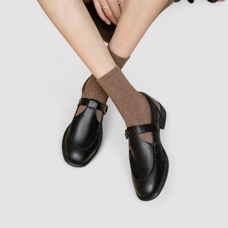 Zhelynne | Square-Toe Mary Jane Shoes