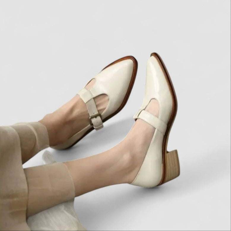Thalynah | Mary Jane Block Heel Shoes