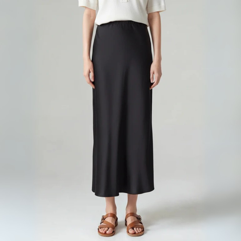 Kim's | Verona Silk Women's Midi Skirt
