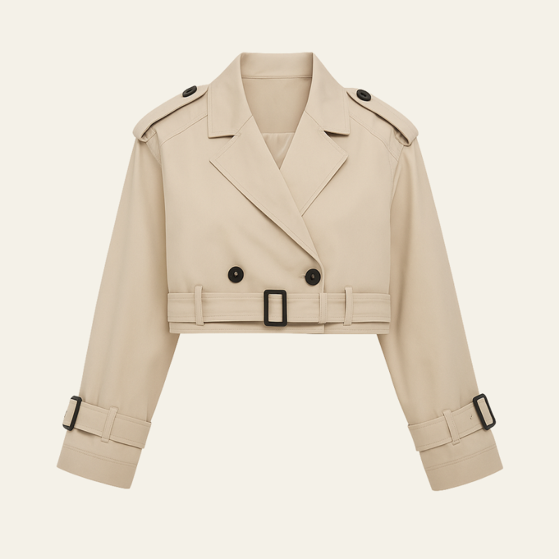 Kim's | Vienna Cropped Trench Jacket