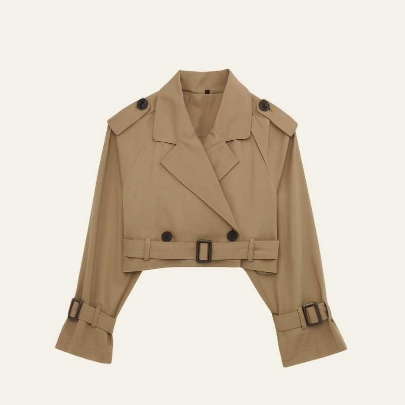 Kim's | Vienna Cropped Trench Jacket