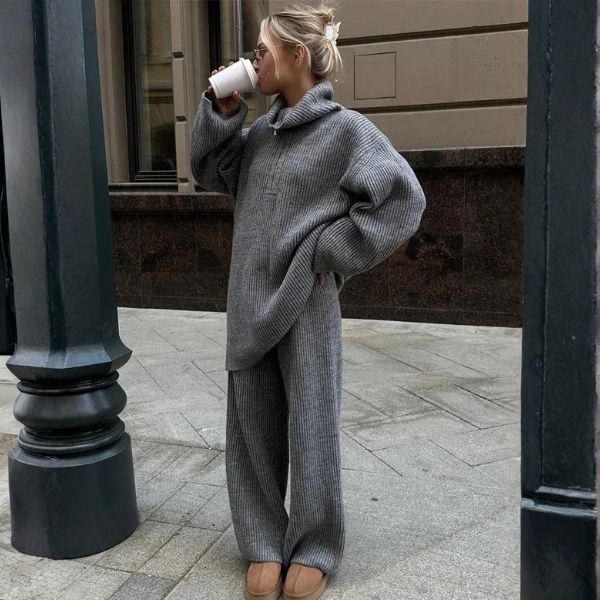 Kim's | Sorrento Women’s Ribbed Knit Lounge Set