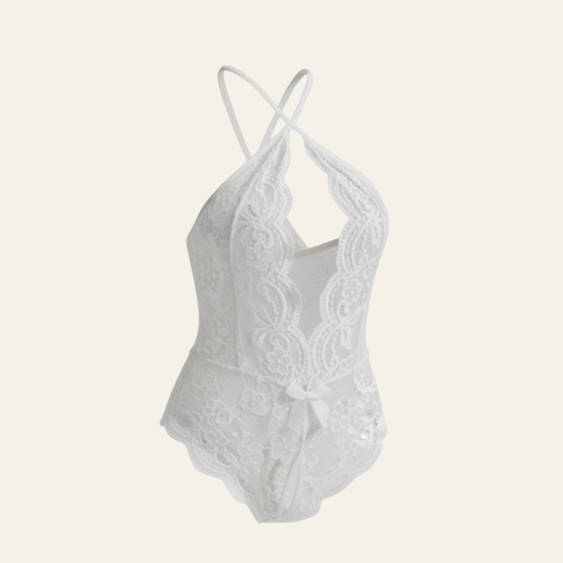 Kim's | Noelle Women's Halter Lace Bodysuit