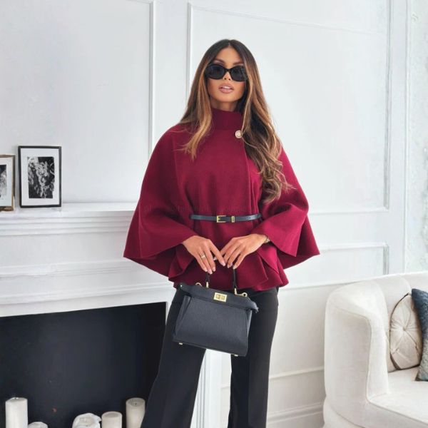 Kim's | Vienna Women’s Belted Cape Coat