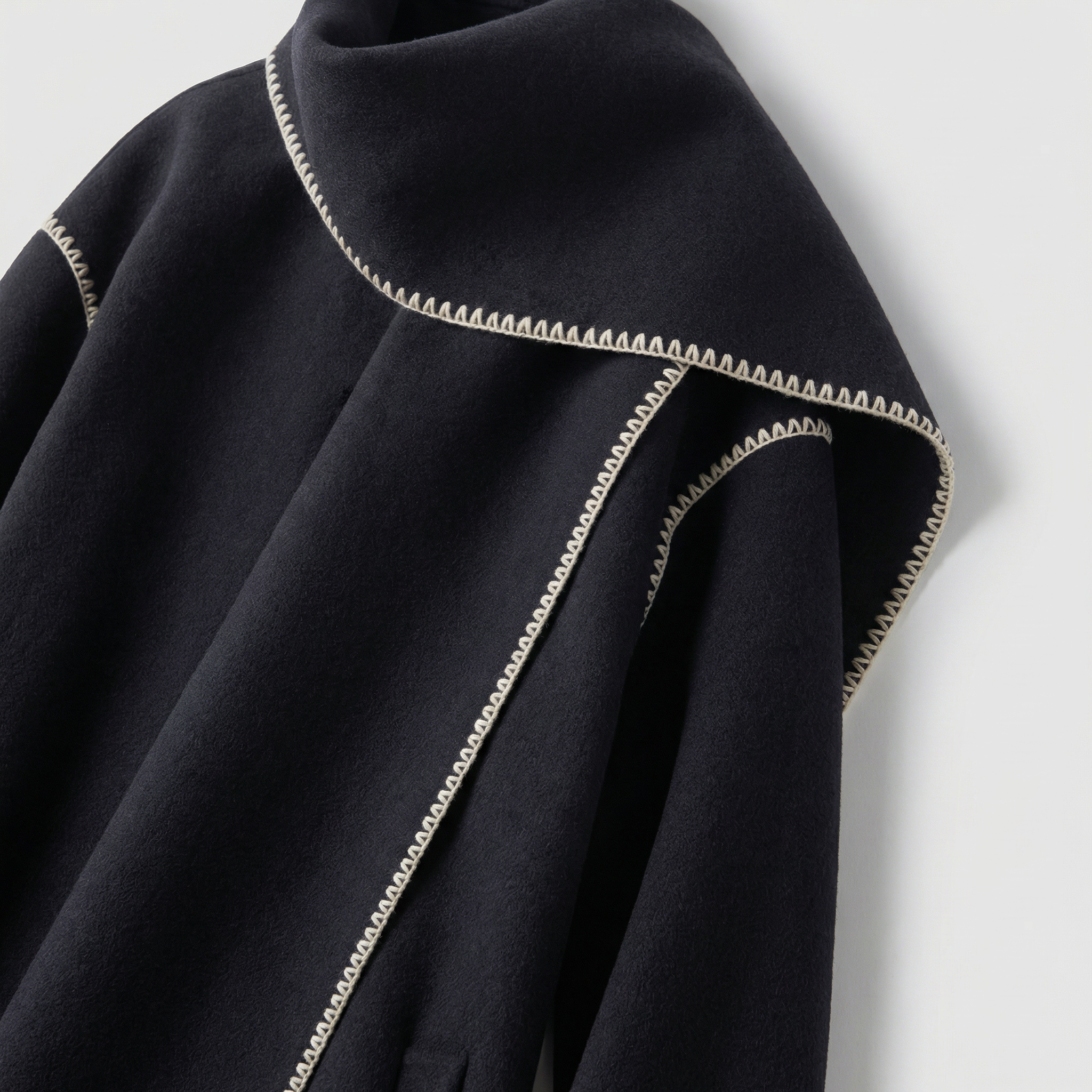 KIM'S | WOMEN'S COAT | LONGLINE | SCARF DETAIL