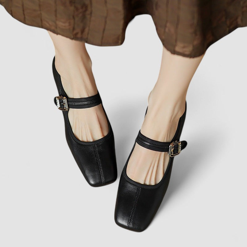 Hyreanne | Mary Jane Block Heel Shoes